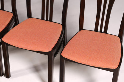 6x Schlichte Mid Century Stühle Retro Stuhlset Küchenstühle Esszimmer Stühle