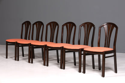 6x Schlichte Mid Century Stühle Retro Stuhlset Küchenstühle Esszimmer Stühle