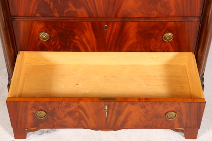 Stilvoller Original Biedermeier Sekretär um 1860 Englisch Kommode Antik Bürokommode