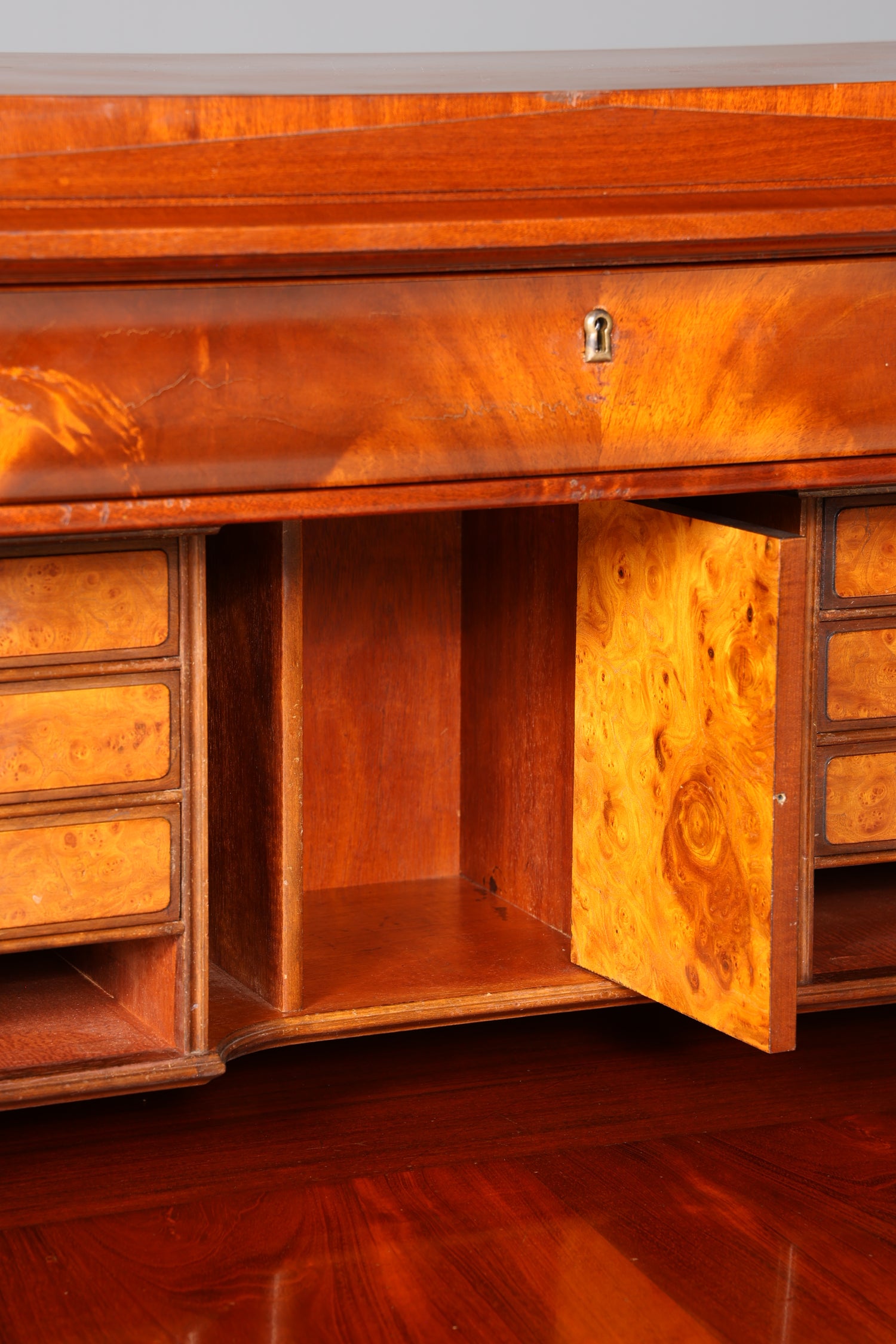 Stilvoller Original Biedermeier Sekretär um 1860 Englisch Kommode Antik Bürokommode