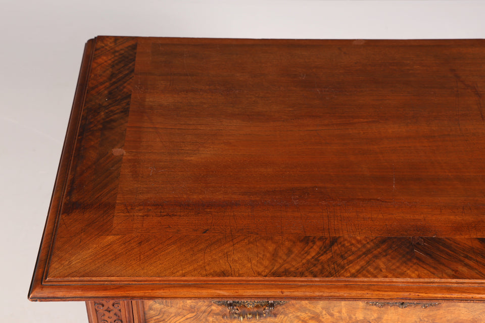 Edler Gründerzeit Schrank Nussbaum Sekretär Louis Philippe Kommode um 1880