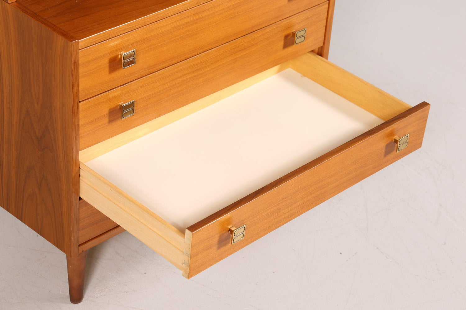 Wunderschönes Mid Century Regal Teak Holz Danish Design Bar Schrank Retro Kommode Bücherregal 60s