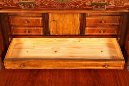 G782 Finish Wunderschöner Gründerzeit Sekretär Kommode Jugendstil Schubladenkommode Antik Vertiko (Kopie)