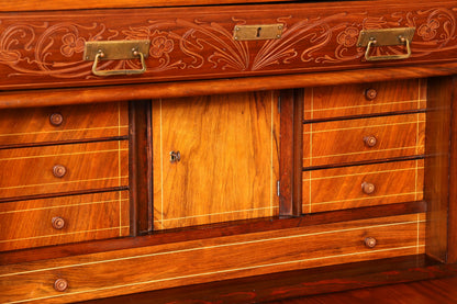 G782 Finish Wunderschöner Gründerzeit Sekretär Kommode Jugendstil Schubladenkommode Antik Vertiko (Kopie)