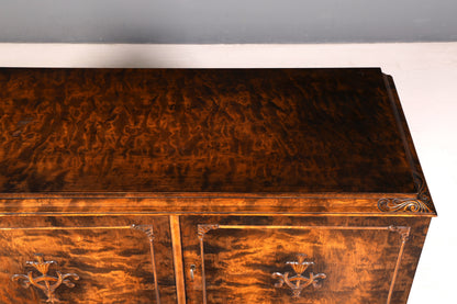 Wunderschönes Original Art Deco Sideboard Schrank TV Kommode um 1930 Chippendale Massivholz