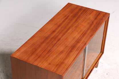 Traumhafte Mid Century Vitrine Vintage Schrank Retro Glas Regal Bücherregal