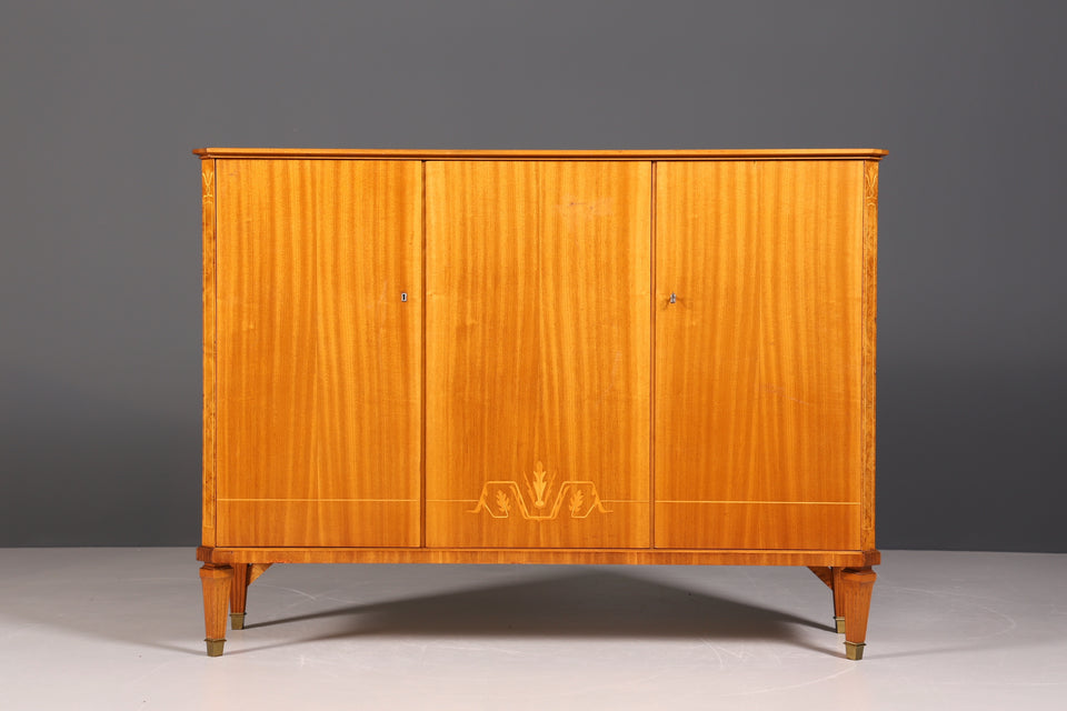 Traumhafter Skandinavischer Schrank echt Holz Sideboard Mid Century Büro Kommode