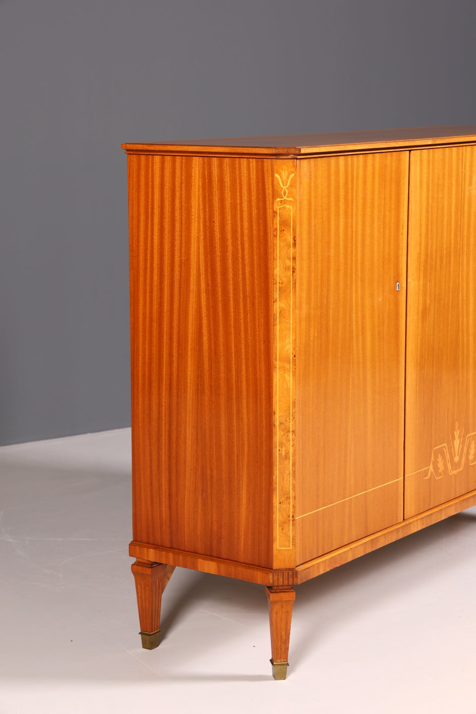 Traumhafter Skandinavischer Schrank echt Holz Sideboard Mid Century Büro Kommode