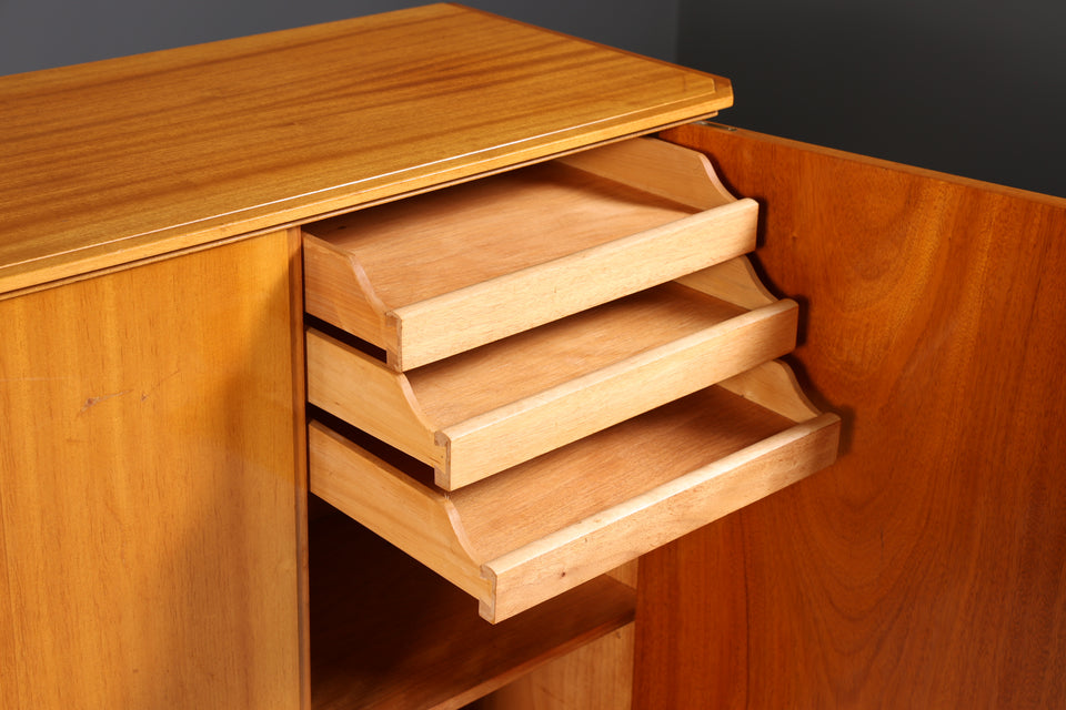 Traumhafter Skandinavischer Schrank echt Holz Sideboard Mid Century Büro Kommode
