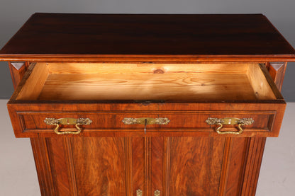 G124 Finish Traumhaftes Gründerzeit Vertiko Jugendstil Schrank Antik Highboard Kommode