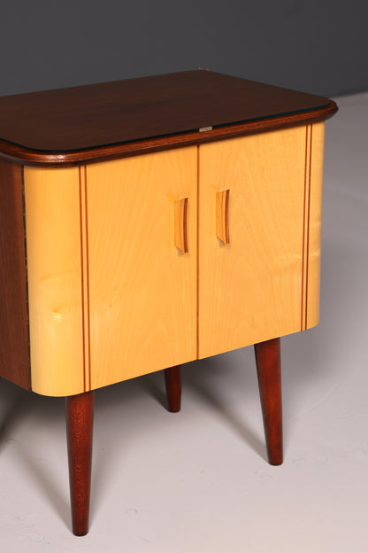 Wunderschöner Mid Century Nachttisch Kommode Beistelltisch Vintage Retro 60s Holz