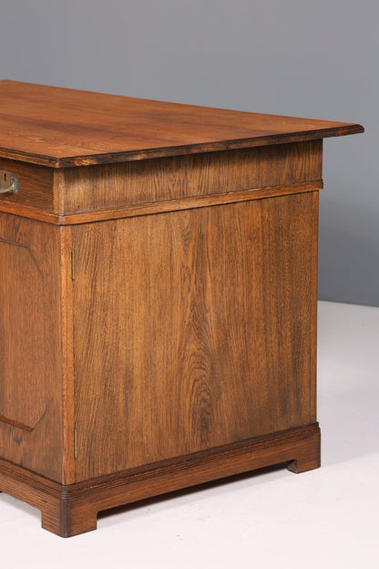Beautiful Art Nouveau Desk Oak Wood Desk Antique Office Table Office Desk