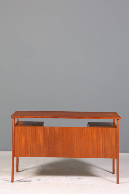 Wunderschöner Mid Century Schreibtisch Danish Design Teak Holz Bürotisch Office Table