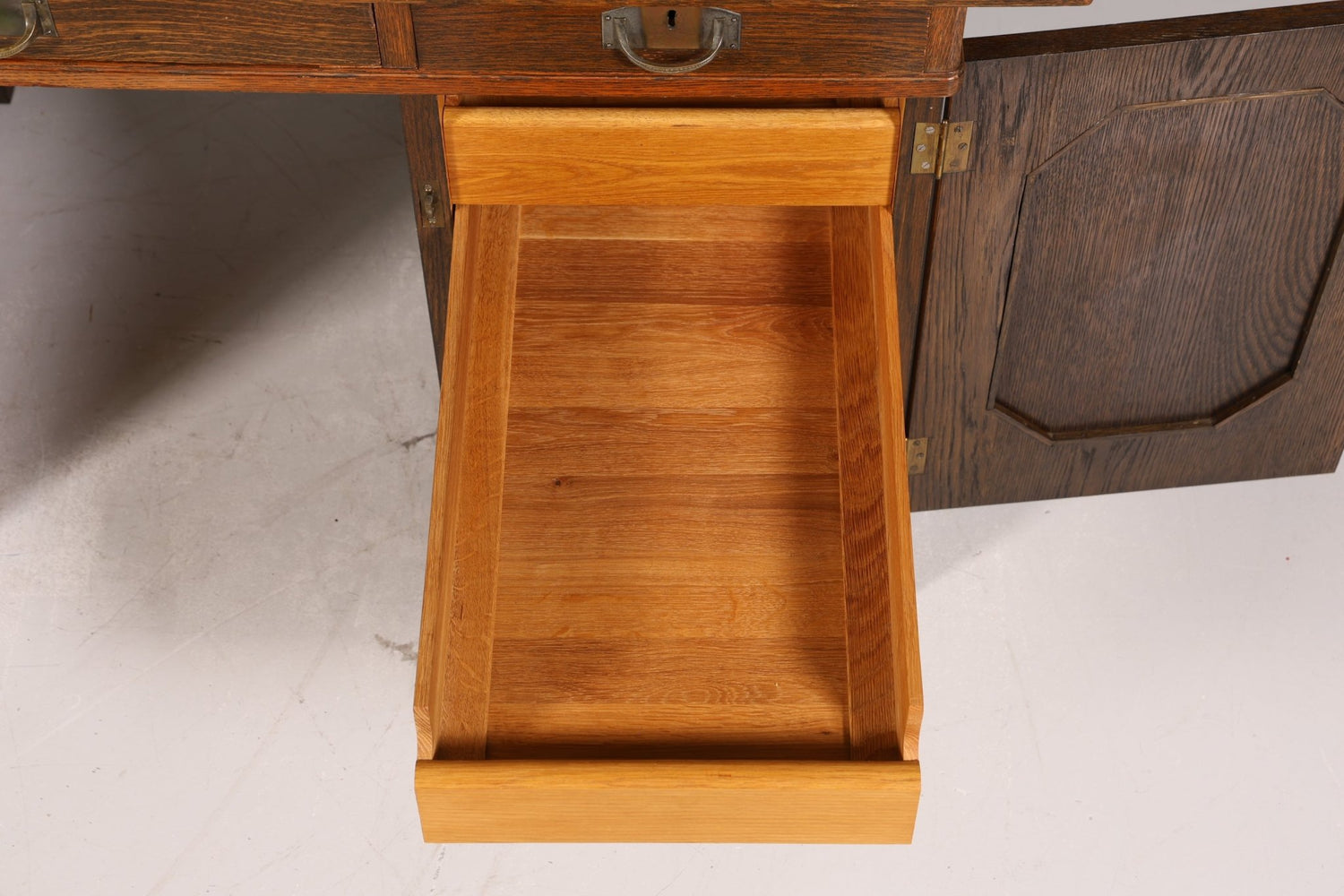 Beautiful Art Nouveau Desk Oak Wood Desk Antique Office Table Office Desk
