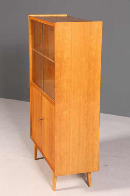 Wunderschöne Mid Century Vitrine Retro Regal Vintage Bücherregal Schrank VEB