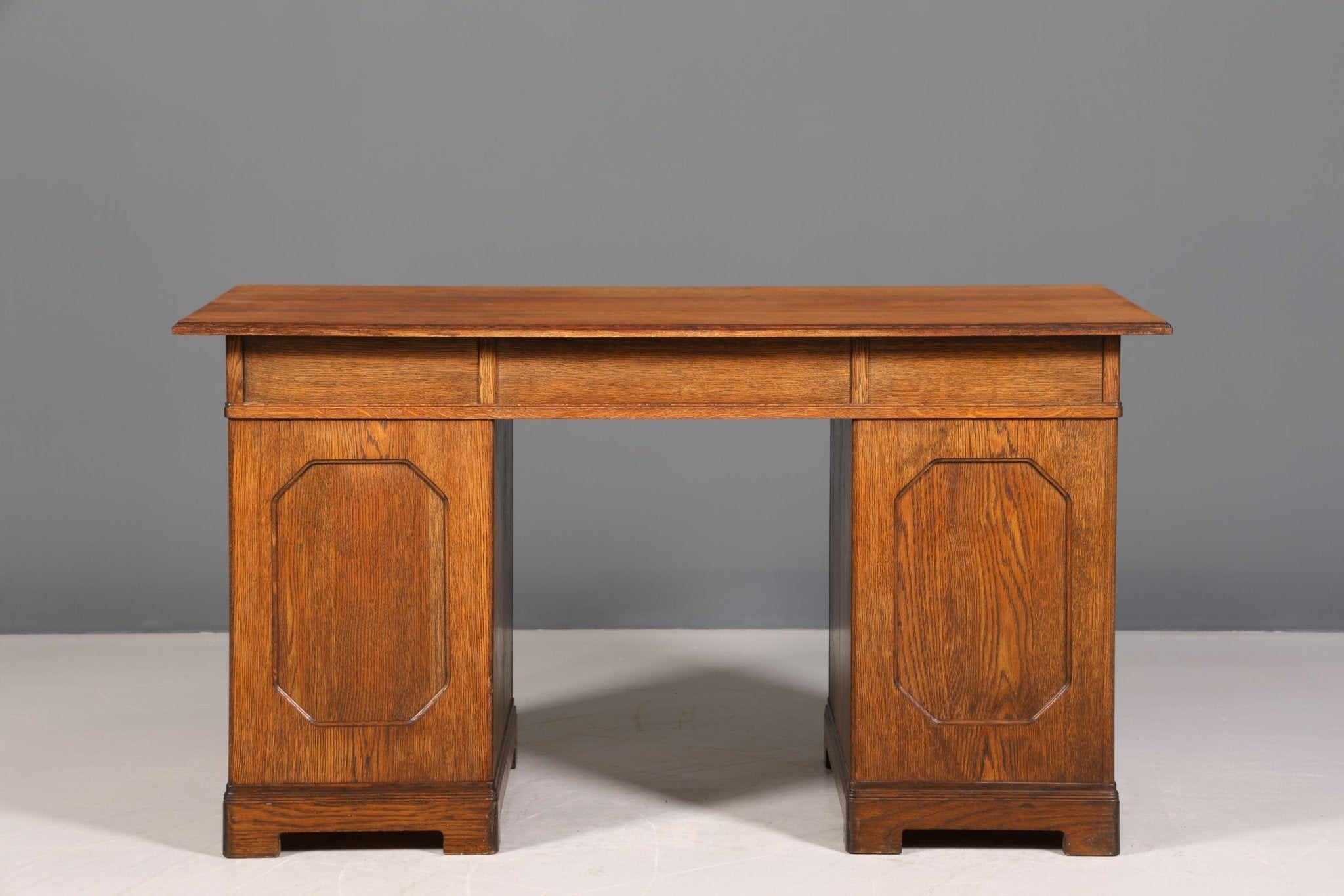 Beautiful Art Nouveau Desk Oak Wood Desk Antique Office Table Office Desk