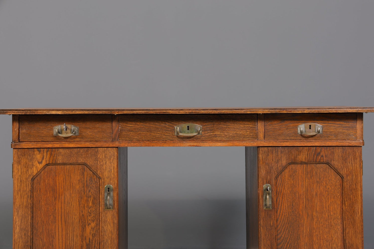 Beautiful Art Nouveau Desk Oak Wood Desk Antique Office Table Office Desk