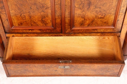 Traumhafte Louis Philippe Vitrine Antik Biedermeier Schrank echt Holz um 1880 Geschirrschrank