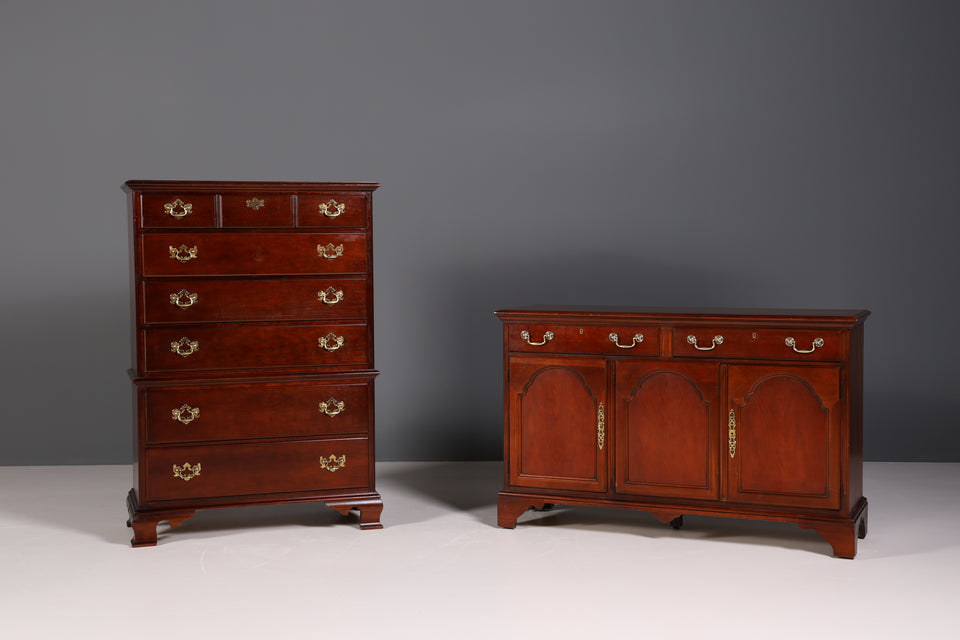 Edles Vertiko der Marke Drexel Heritage Schrank USA Antik Stil Highboard