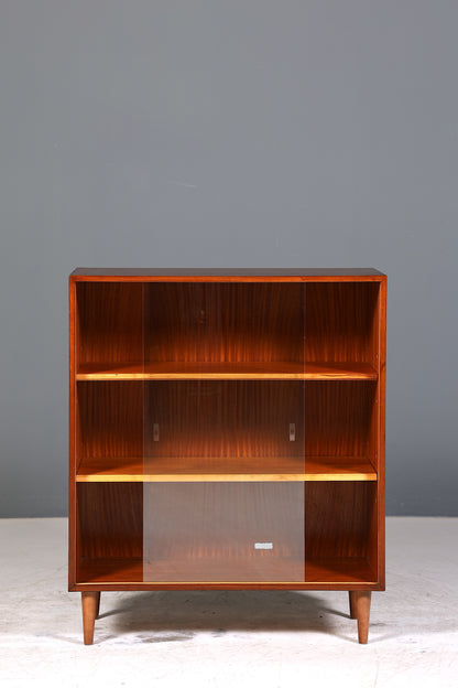Wunderschöne Mid Century Vitrine Vintage Schrank Glas Regal Bücherregal Retro Regal
