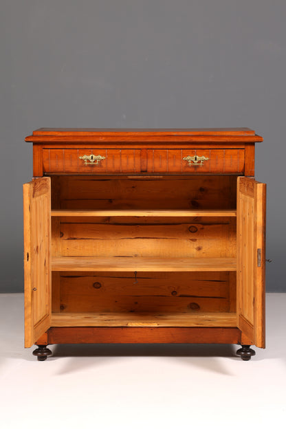 Wunderschöner Gründerzeit Schrank Jugendstil Sideboard Anrichte Kommode Antik Massivholz