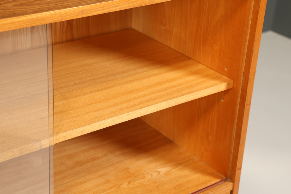 Original Hellerau Mid Century Vitrine Schrank Franz Ehrlich 602 Kommode Bücherregal