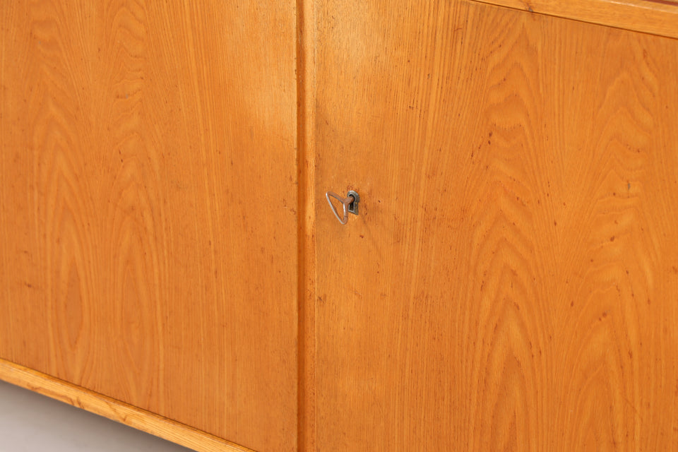 Original Hellerau Mid Century Vitrine Schrank Franz Ehrlich 602 Kommode Bücherregal