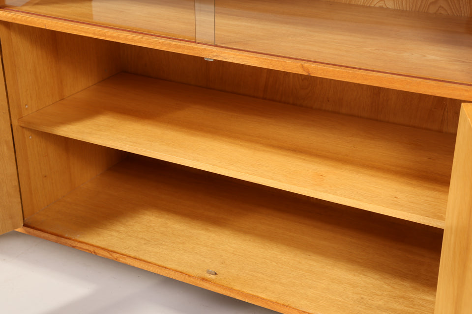 Original Hellerau Mid Century Vitrine Schrank Franz Ehrlich 602 Kommode Bücherregal