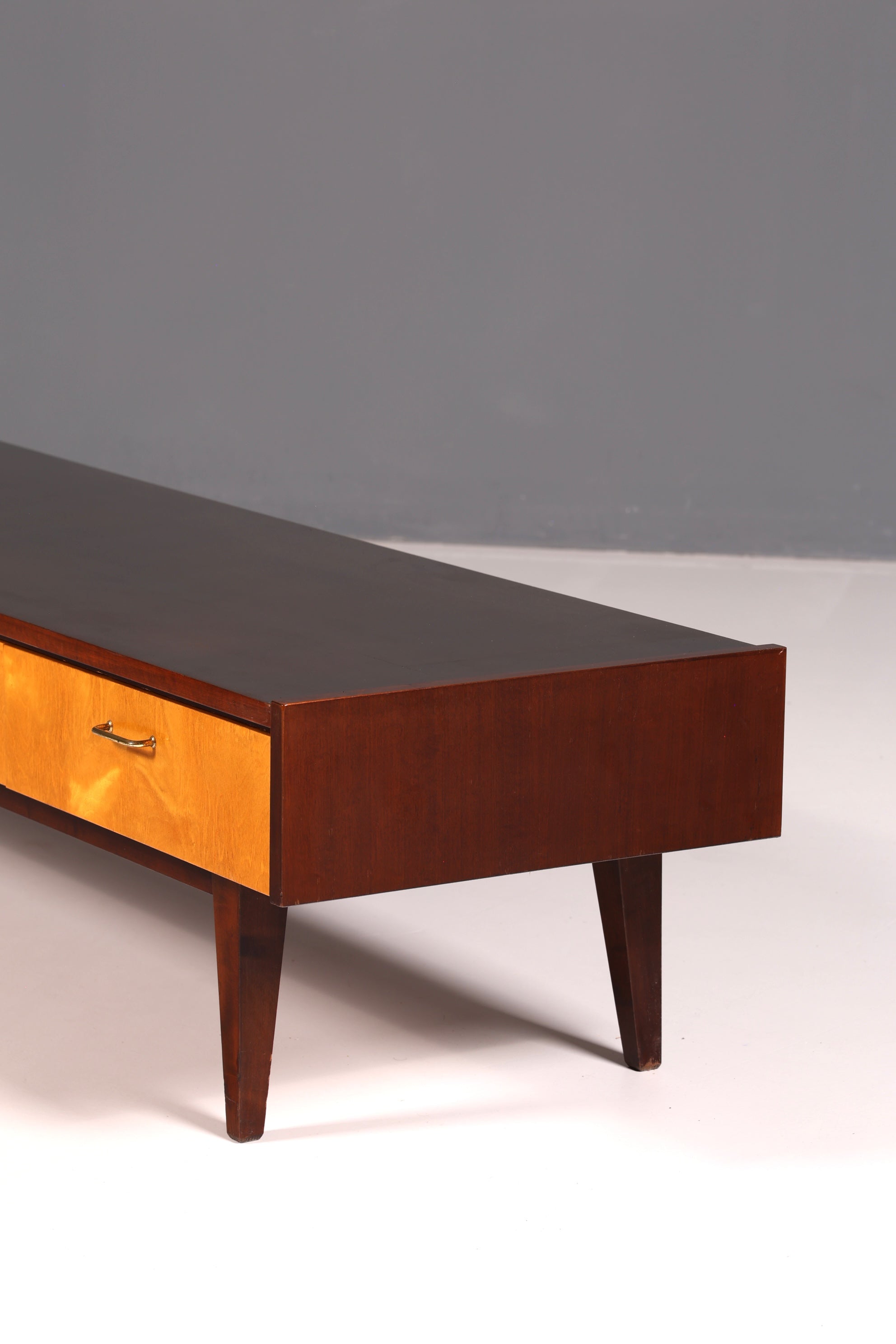 Wunderschönes Mid Century Lowboard Sideboard TV Kommode Longboard Schrank Vintage 60s Holz