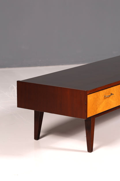 Wunderschönes Mid Century Lowboard Sideboard TV Kommode Longboard Schrank Vintage 60s Holz