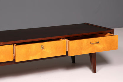 Wunderschönes Mid Century Lowboard Sideboard TV Kommode Longboard Schrank Vintage 60s Holz