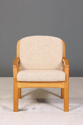 Wunderschöner Original Dyrlund Sessel Mid Century Armlehnsessel echt Holz Lounge Chair