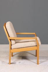 Wunderschöner Original Dyrlund Sessel Mid Century Armlehnsessel echt Holz Lounge Chair