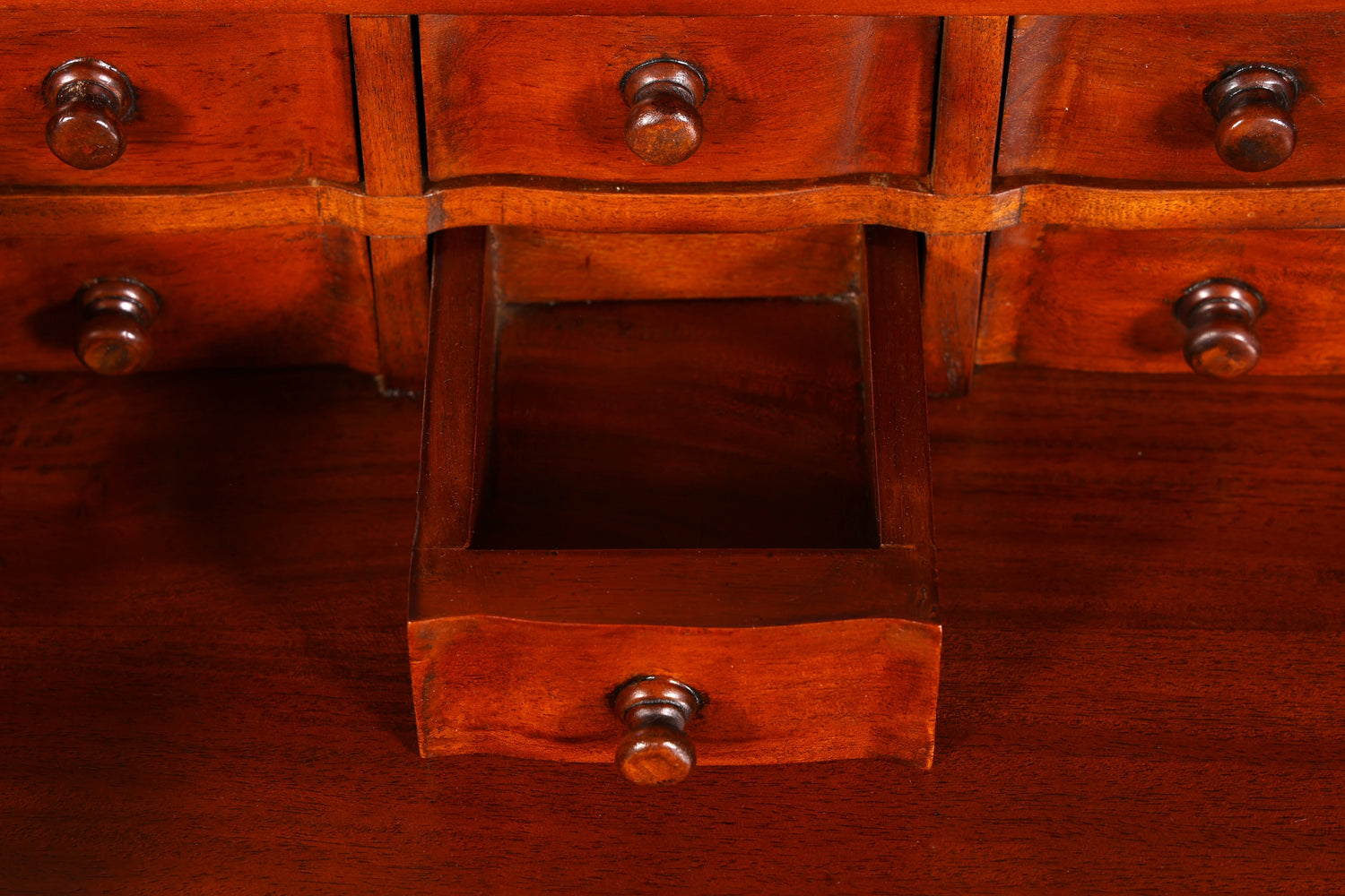 Wunderschöner Englischer Davenport Schreibtisch Desk Sekretär Lederauflage Kommode Antik Vintage
