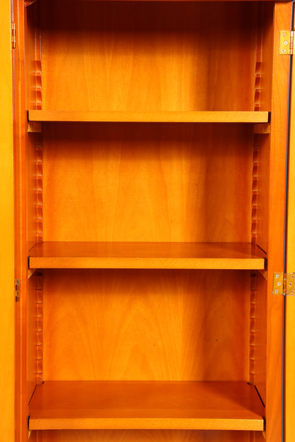Stilvolle Englische Vitrine Bücherschrank Buffet Antik Stil Englisch Eibe Glasvitrine Bibliothek