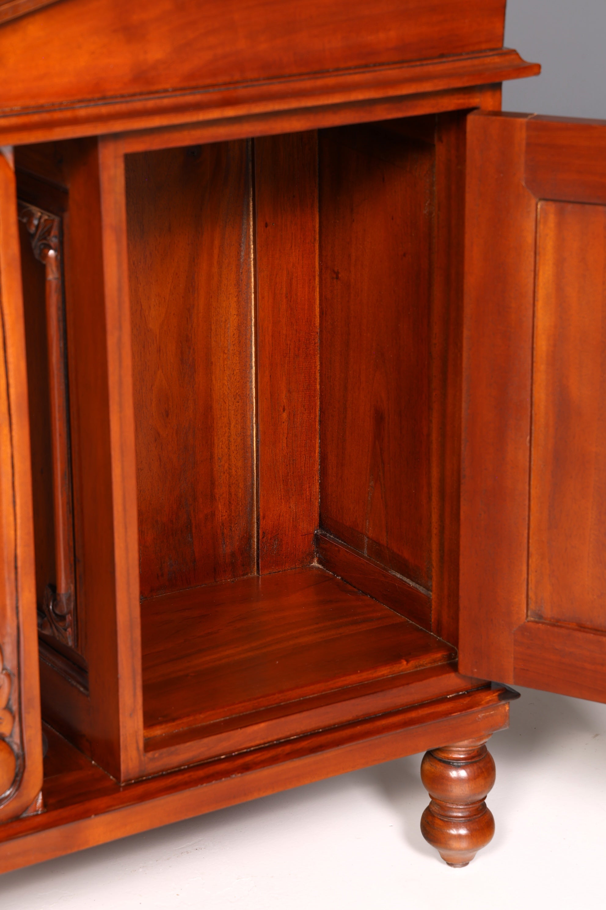 Wunderschöner Englischer Davenport Schreibtisch Desk Sekretär Lederauflage Kommode Antik Vintage