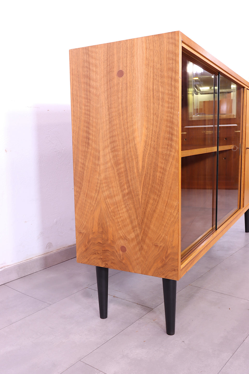 Wunderschönes Mid Century Sideboard Vintage Vitrine 60s Schrank Kommode