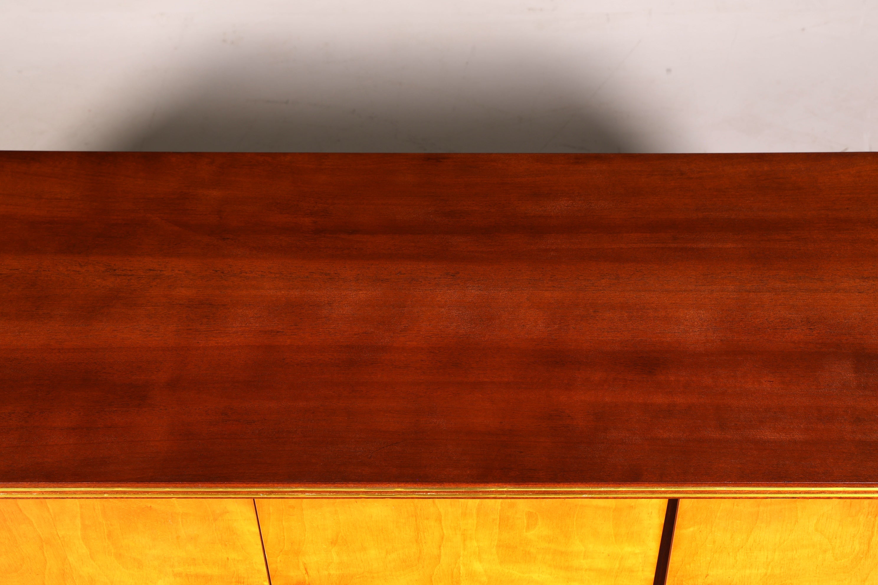 G135 Finish Schlichtes Mid Century Sideboard Vintage TV Kommode 60s Schrank Longboard Retro Lowboard