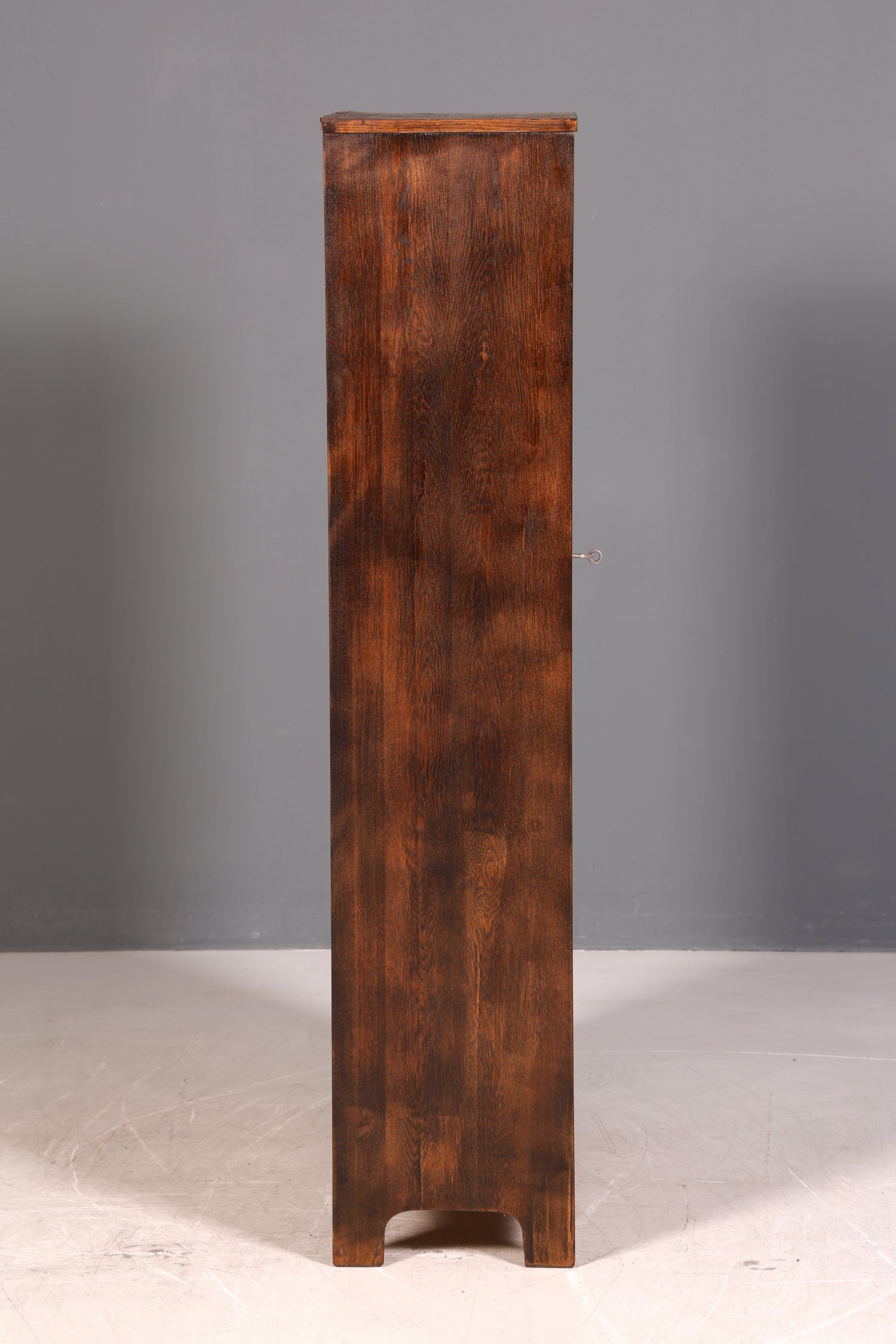 G800 Finish Traumhafte Jugendstil Vitrine Antike Holz Bücherschrank Eiche Antik Schrank Geschirrschrank (Kopie)