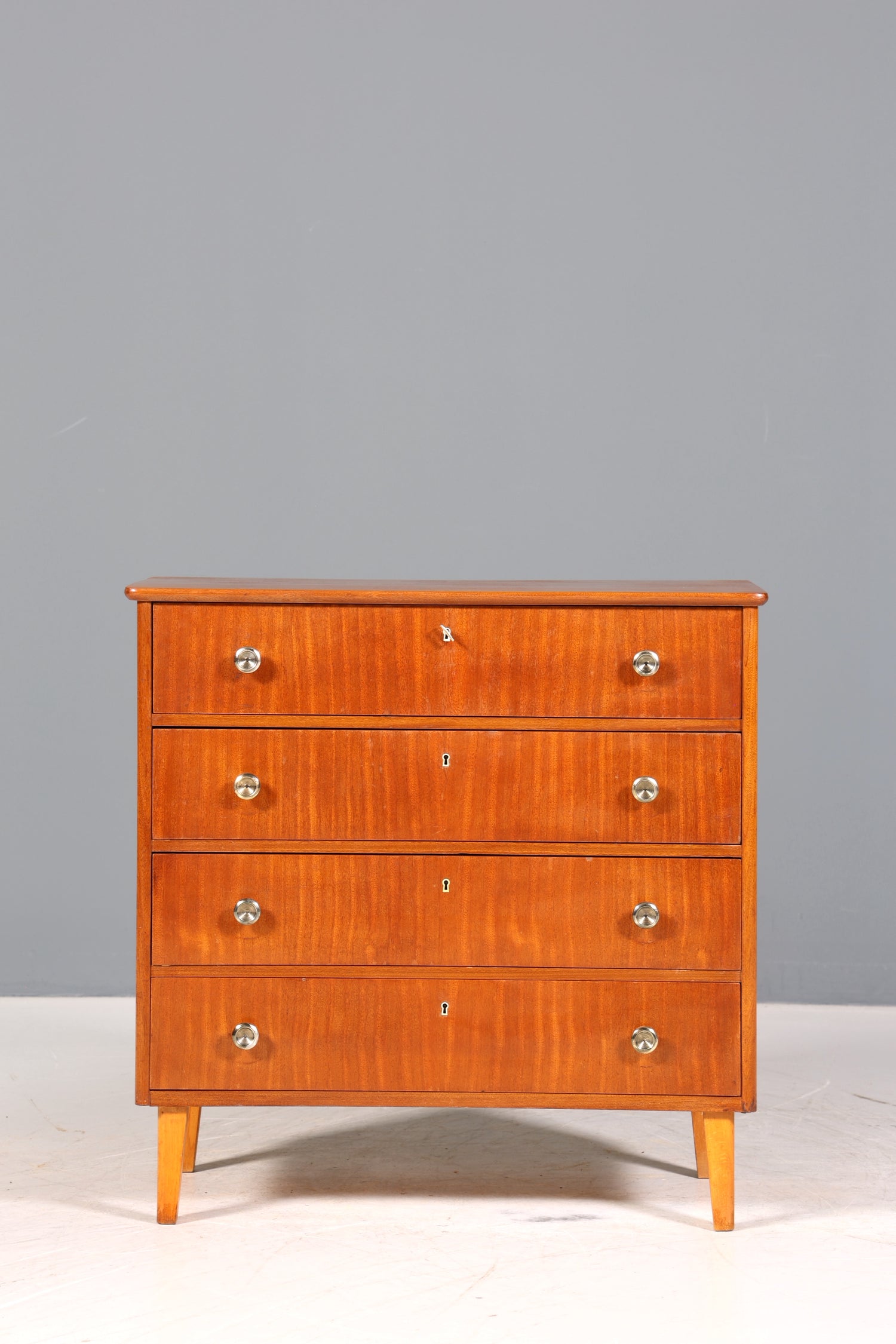 Stilvolle Mid Century Kommode Vintage Flur Kommode 60s Schubladenkommode Wäschekommode