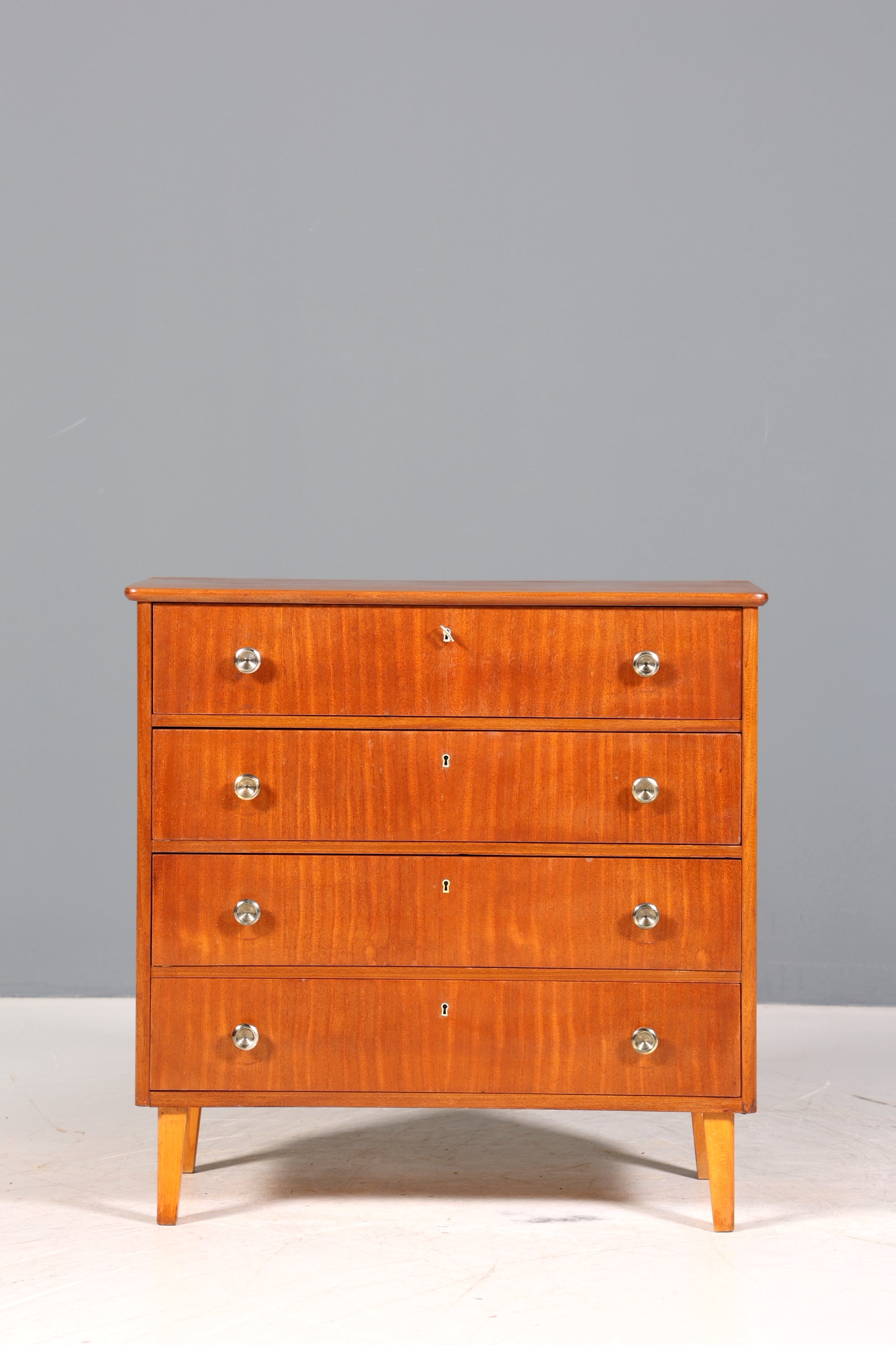 Stilvolle Mid Century Kommode Vintage Flur Kommode 60s Schubladenkommode Wäschekommode