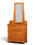 Traumhafte Jugendstil Kommode Antik Sideboard mit Spiegel Flurkommode Frisierkommode