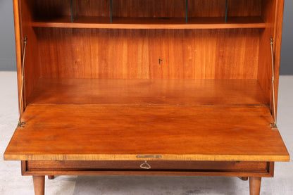 Traumhafter Mid Century Schrank Retro Barschrank Bücherregal Vintage Regal 60er Jahre