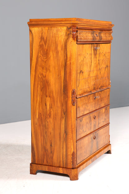 Traumhafter Louis Philippe Sekretär um 1880 Gründerzeit Antik Schrank Chiffoniere
