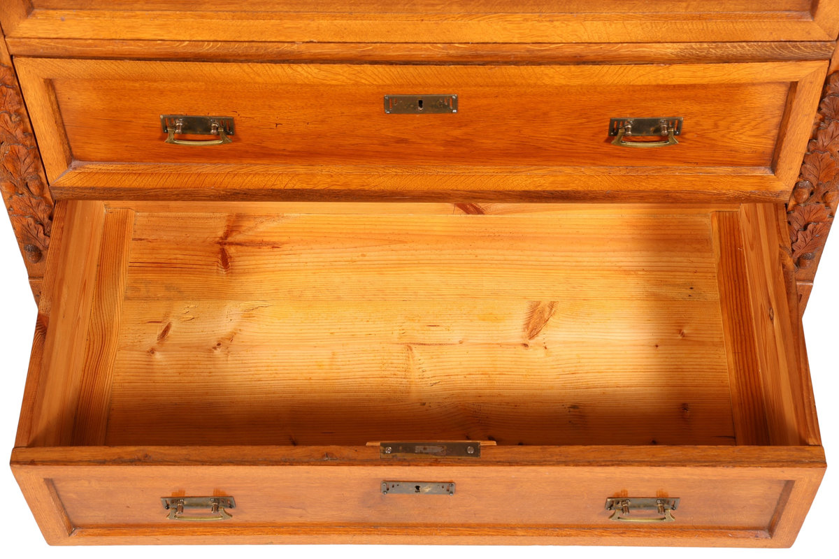 Traumhafte Jugendstil Kommode Antik Sideboard mit Spiegel Flurkommode Frisierkommode