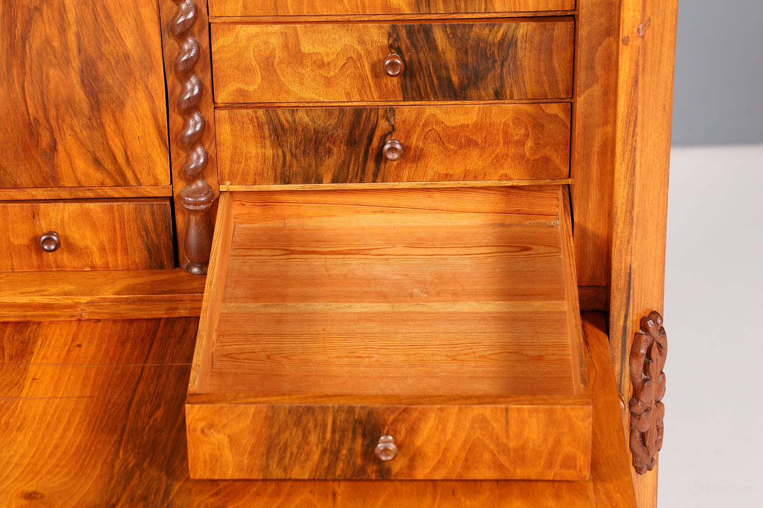 Traumhafter Louis Philippe Sekretär um 1880 Gründerzeit Antik Schrank Chiffoniere