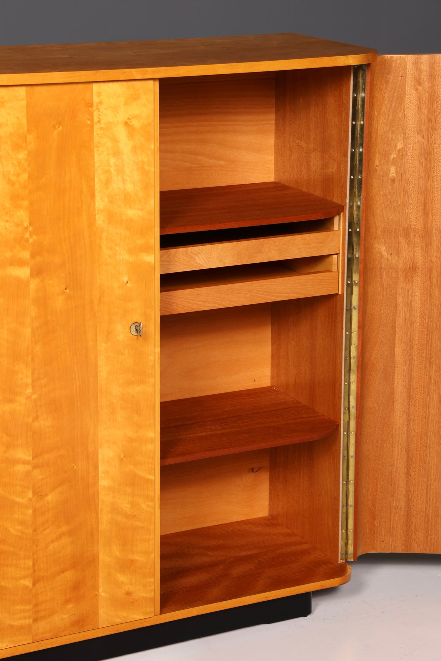 Beautiful mid-century cabinet from the 1960s, linen cabinet, filing cabinet, chest of drawers, vintage wood