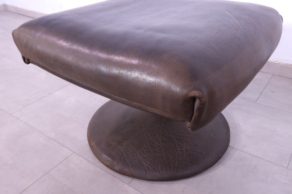 Traumhafter De Sede Hocker echt Leder Relax Fussablage