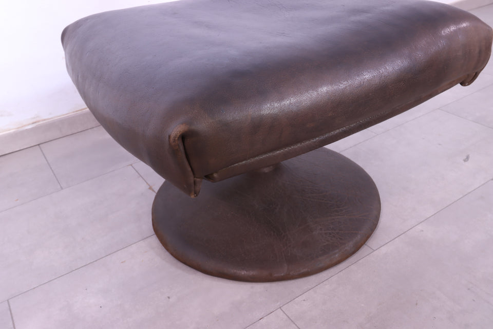 Traumhafter De Sede Hocker echt Leder Relax Fussablage