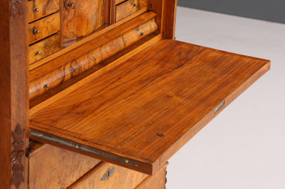 Stilvoller Jugendstil Sekretär Biedermeier Vertiko Antik Kommode um 1890 Schreibkommode